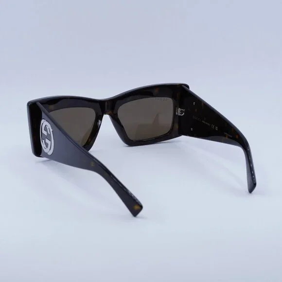 🕶️ New Gucci GG1842S 002 Sunglasses - Havana Frame, Brown Lenses
